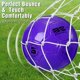 thumbnail image 4 of Juego de balones de fútbol Sappy, tamaño 4, 2 unidades, con bomba, color morado oscuro, 4 of 6