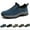 Blue_1, variant on Willtoo Enjerr Orthopedic Shoes Men, Enjerr Orthopedic Shoes, Comfortable Waterproof Orthopedic Walking Shoes Hiking Sneakers Black 7.5