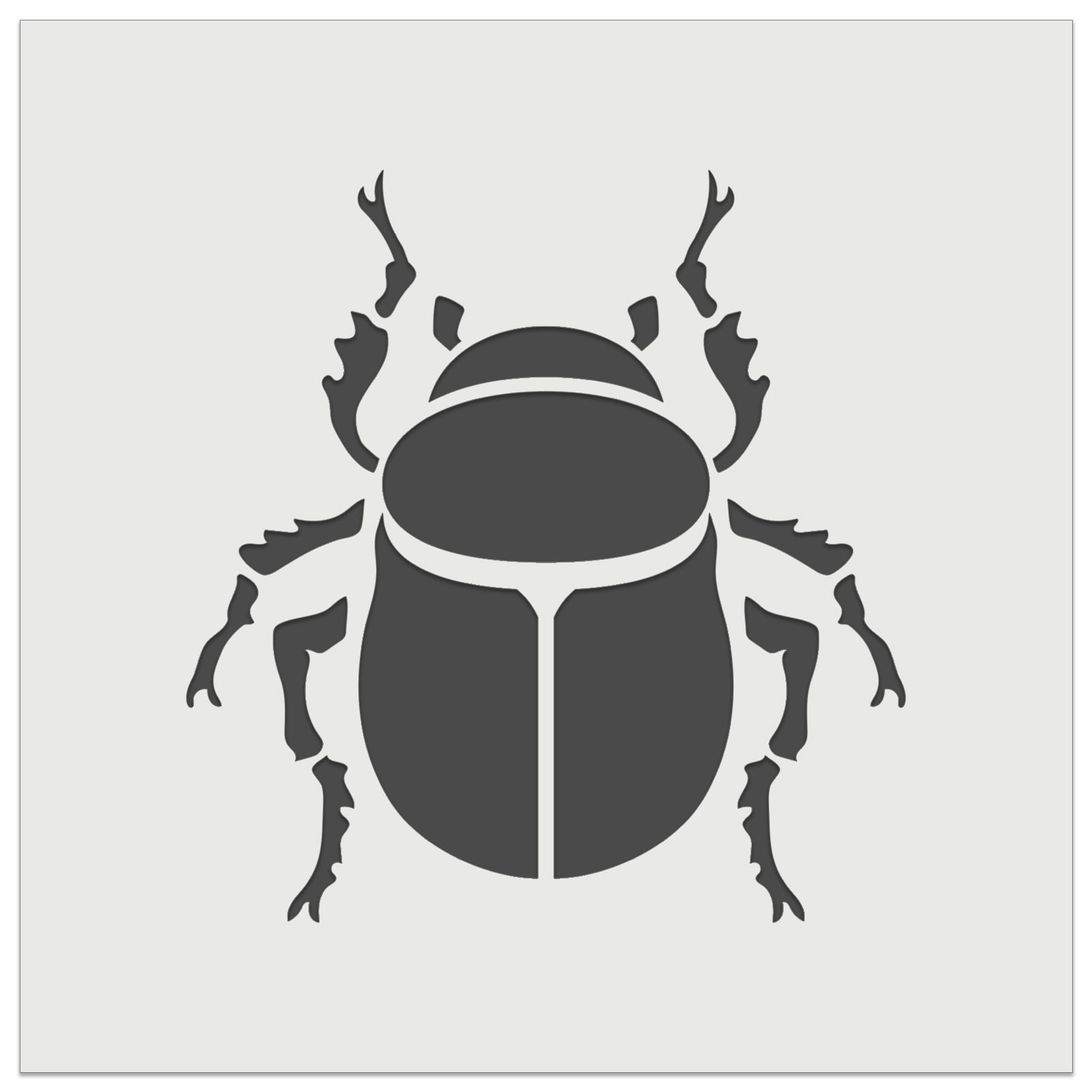 Scarab Beetle Insect Bug DIY Cookie Wall Craft Stencil 9.0 Inch