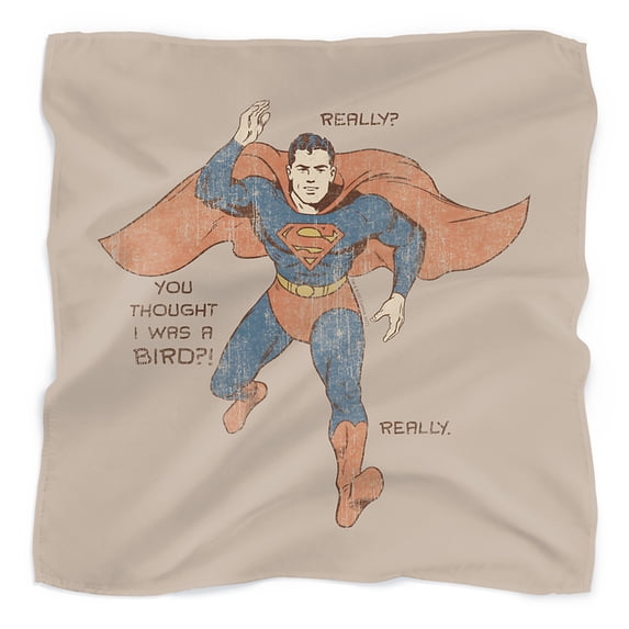 Superman a Bird Bandana (21 in x 21 in)