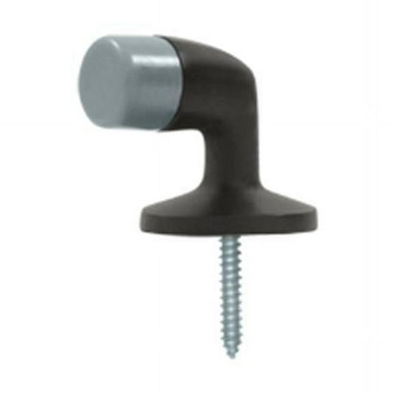 1.37 in. Floor Door Bumper, Oil Rubbed Bronze - Solid