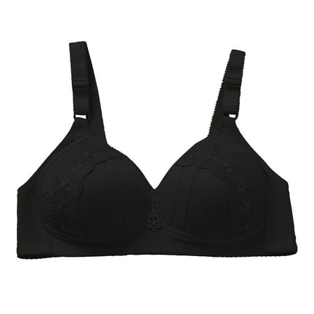 Fesfesfes Women Printed Bra Wireless Underwear One-Piece Bra Everyday Underwear Womens Bras