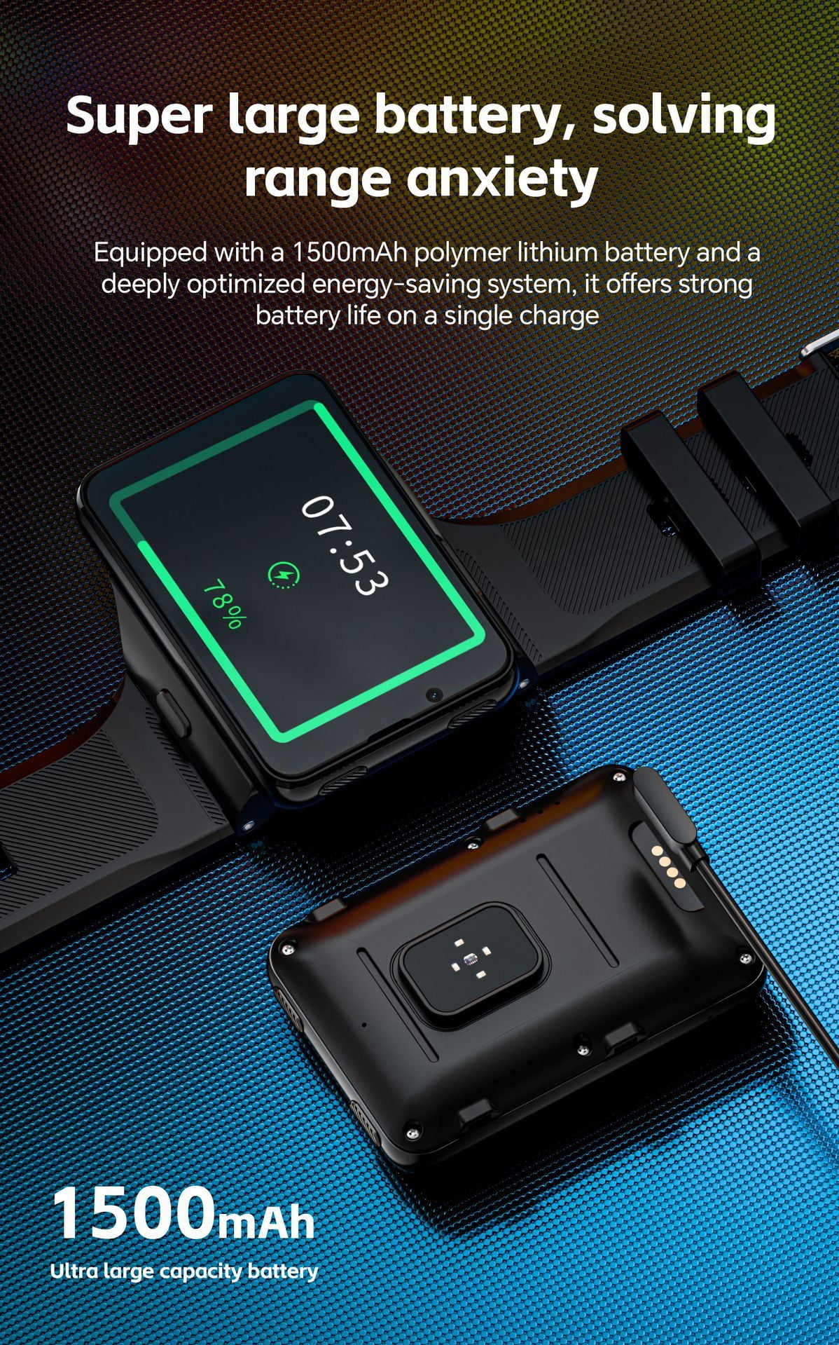 Smart Watch for Men, 4G Smartwatch for Android and iOS 2.88 Inch Touch Screen Android 11 OS 64GB Activity Tracker with Face Unlock Dual Cameras WiFi GPS Detachable Band (Black, 64G)