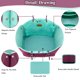 thumbnail image 2 of Bolsa de Playa Tote QOGiR Neopreno Multipropósito Rojo Vino y Menta L, 2 of 8