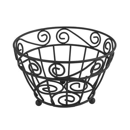 

Spectrum Scroll Fruit Bowl and Basket Black