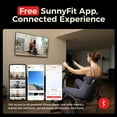 thumbnail image 3 of Sunny Health & Fitness Recumbent Exercise Bike w Free SunnyFit App, 3 of 9