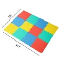 thumbnail image 3 of Easy Playhouse Soft Foam Floor Puzzle Tiles for Children and Adults. 12 Foam Tile Mats with 14 Borders for Nursery, Playroom, Gym or Rec Room, 3 of 5
