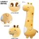 thumbnail image 2 of Cute Long Giraffe Plush Pillow Kawaii Giraffe Stuffed Animal for Girls and Boys Yellow 21.6, 2 of 4