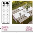 thumbnail image 3 of Pink Cherry Table Runner Spring Floral Flowers Botanical Watercolor Tablerunners 13 x 70 Inch, Table Decorations Tabletop Scarf for Summer Gathering Holiday Farmhouse Kitchen Dining Decor, 3 of 8