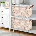 thumbnail image 2 of Yayeee Foldable Storage Basket for Shelves Set of 2 Waterproof Cloth Bins with Handles, Cartoon Goose Pattern, 2 of 7