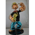 thumbnail image 2 of Popeye with Black shirt Resin Statue Size: 18" x 16" x 31"H, 2 of 9