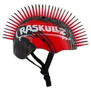 Raskullz Hawk Mohawk Black Bike Helmet, Child 5+ (50-54cm)