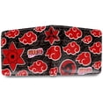 thumbnail image 2 of Roffatide Anime Akatsuki Red Cloud Sharingan Anti Leaf Wallets Artificial Leather Slim Bi-Fold Wallet Multi purpose Wallet, 2 of 6