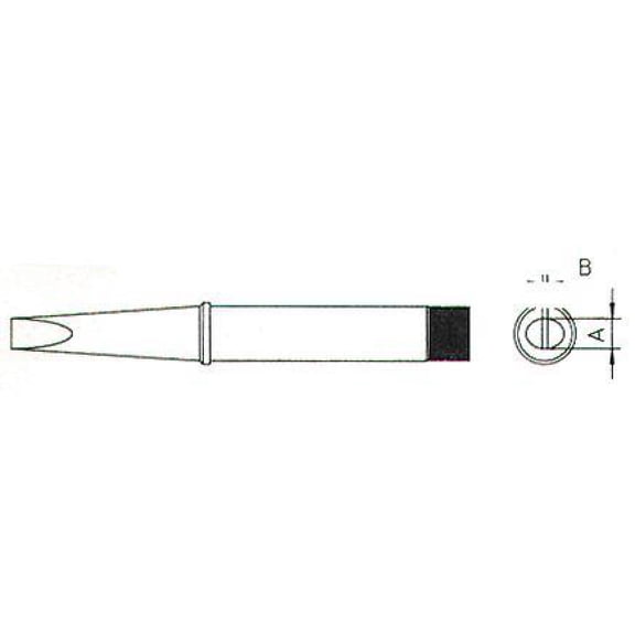 WELLER - 9.5mm Screwdriver Soldering Iron Tip