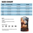 thumbnail image 6 of Xecao Lava Dragon Print Men's Tank Top: Sleek Sleeveless Tee for Casual Sports and Beach Occasions-Small, 6 of 7