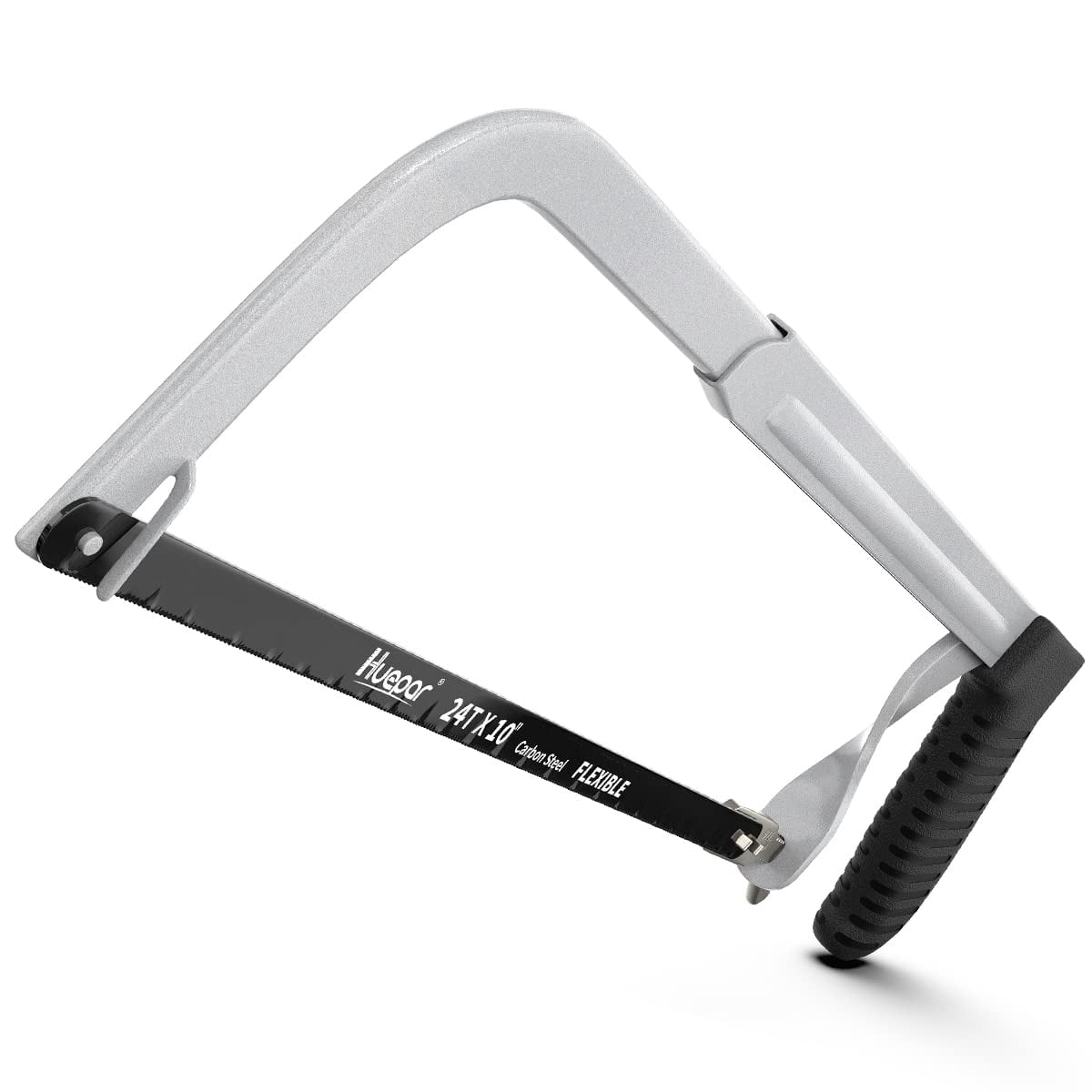 Buy Huepar Hand Saw 10 inch / 12 inch Hacksaw Frame Heavy Duty Adjustable Hacksaw for Steel Pipe