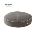 thumbnail image 2 of Happy Hounds Scout Round Reversible Pillow Dog Bed, Smoke, Medium, 2 of 7