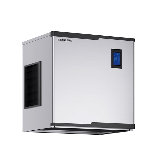 Coolake 22" 550lbs Commercial Cube Ice Machine Head, Stainless Steel, 115v