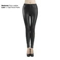 thumbnail image 7 of Happy date Women’s Faux Leather Leggings Plus Size Girls High Waisted Sexy Skinny Pants, 7 of 7