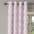 thumbnail image 3 of Ambesonne Grommet Curtain, , 50"x108", Mauve and Pale Lilac, 3 of 5