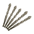 thumbnail image 3 of Set of 5 Eccentric Triangle Drill Bits Suitable for Precision Drilling in Various Hard Surfaces Including Glass and Concrete, 3 of 12