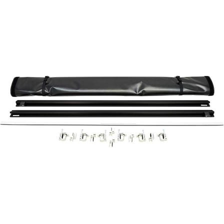 1524 F150 6.5FT SOFT ROLL TONNEAU COVER BLACK