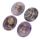 thumbnail image 5 of Piedras de símbolos de Reiki Jadeshay 4 piezas cristal adorno de meditación, 5 of 14
