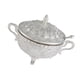 thumbnail image 3 of Sugar Bowl con tapa y cuchara de dispensadores de boda de la boda Ornament Ornament Organizador de escritorio Servidor de Glass Glass Glass, 3 of 9