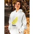 thumbnail image 2 of A Lemon Hoodie Women -SPIdeals Designs, Female Medium, 2 of 4