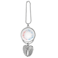 thumbnail image 1 of Ronde en Forme de Musique Bleue Notes Argent Aile Voiture Pendentif Décoration, 1 of 4