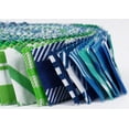 thumbnail image 5 of Soimoi 40Pcs Check & Tartan Print Precut Fabrics Strips Roll Up 1.5x42inches Cotton Jelly Rolls For Quilting - Blues & Greens, 5 of 9