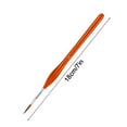 thumbnail image 3 of Miniature Detail Paint Brush Set 10 PCS | Fine Line Brushes & Three Sided Markers for Acrylic Watercolor Gouache | Natural Triangular Wood Handle | Artist Model Art Supplies | 18cm | Protective Tubes, 3 of 9