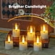 thumbnail image 4 of Velas LED Sin Llama Yeelida 8 piezas con Control Remoto, 4 of 6