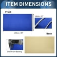 thumbnail image 4 of Tela de tapiz de techo Unique Bargains 80" L x 57" W para coche, camión, RV, SUV, barco, reparación de techo de bricolaje, respaldo de espuma, tela de ante azul, 4 of 7