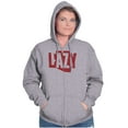 thumbnail image 4 of Arizona AZ Lazy Funny State Pride Zip Up Hoodie Men's Women's Brisco Brands S, 4 of 6