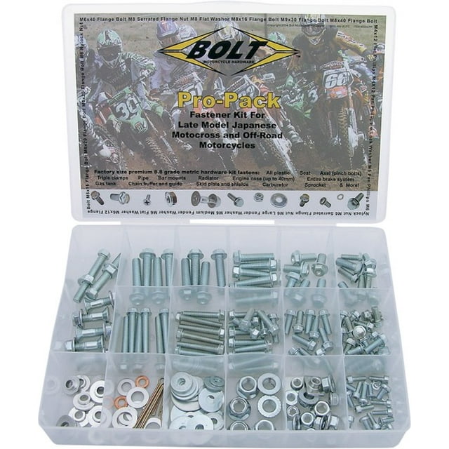 Bolt MC Hardware Japanese Off-Road Metric Universal Bolt Kit