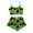 Green, variant on Bainana Halloween Pajamas Set For Women Cartoon Cat Print Sleeveless Pullover Sleepwear Soft Cute Suspender And Shorts Set Green Size Xl
