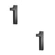 thumbnail image 2 of Advancent Números de casa para exterior, accesorios de marcas numéricas, exquisitas herramientas de marcado de puertas, accesorios DIY para Numero 1 2piezas, 2 of 6