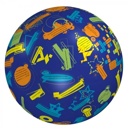 American Educational Clever Catch Balls - American Educational Vinyl Algebra 2 Clever Catch Ball, 24' Diameter