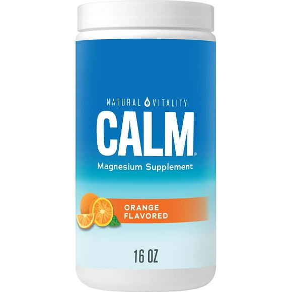 Suplemento Natural Vitality Calm Citrato de Magnesio Naranja 473ml