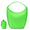 Green, variant on Packable Tote Bag with Zipper, Ultra Lightweight Foldable Shopping Bag for Travel, Reusable Waterproof Storage Bag for Camping, Hiking, Picnic and Everyday Carry