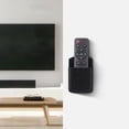 thumbnail image 4 of KAKOWELY wall mount remote case 4pcs Wall Mounted Remote Control Holder Self Adhesive Wall Media Player Controller Case Caddy Pencil Storage Box Organizer For Home Office Black, 4 of 5