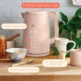 thumbnail image 4 of Beautiful 1.7-Liter Electric Kettle 1500 W with One-Touch Activation, Rose by Drew Barrymore, 4 of 7