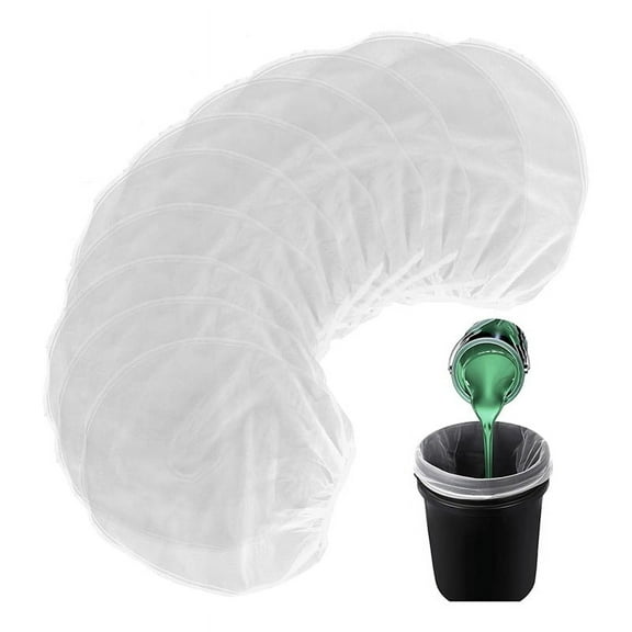 10 Pcs Paint Strainer Bag, 1 Gallon Paint Filter with Drawstring