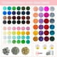 thumbnail image 2 of Kit para hacer pulseras con perlas de vidrio, 3000 unidades, 72 colores, 6 mm, 2 of 8