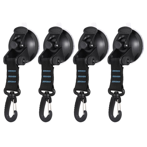 Advancent 4 piezas tienda de campaña ventosa gancho de seguridad portátil Picnic senderismo pesca amarre coche lateral toldo trampas colgantes Type5 NO5