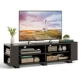 thumbnail image 4 of Mueble de TV Costway para televisor de hasta 65 pulgadas negro con Estantes ajustables, 4 of 4