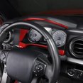 thumbnail image 5 of TINKI Soft Carbon Fiber Car Dashboard Speedometer Frame Sticker Interior Trim Compatible with Toyota Tacoma 2015 2016 2017 2018 2019 2020 2021 2022 2023 Accessories, 5 of 7