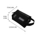 thumbnail image 2 of Estuche Para Lápices Estuche grande de nailon transparente para lápices, ideal para material escolar y de oficina (1 unidad, color negro) Rkxzt, 2 of 8
