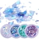thumbnail image 1 of Seitruly Gran oferta, 4 colores/juego de uñas artificiales naturales, decoración artística de papel de vidrio, lentejuelas irregulares brillantes, Arte de uñas Seitruly CE0481-00, 1 of 6